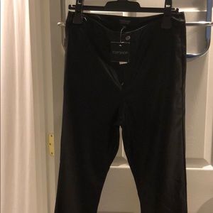Topshop faux leather pants